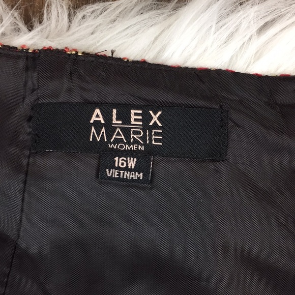 Alex Marie Apple Orchard Pencil Skirt 16W - Picture 3 of 5